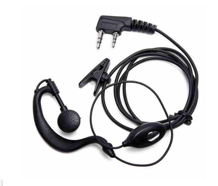 Earpiece Headset for 2 way radio (K Plug)