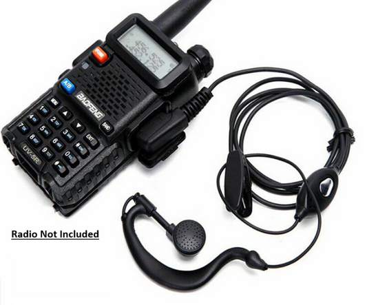 Earpiece Headset for 2 way radio (K Plug)