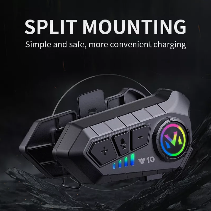 1000mAh Motorcycle Helmet Headset Voice Contro Wireless Hands-on Talking Headset Handsfree Call