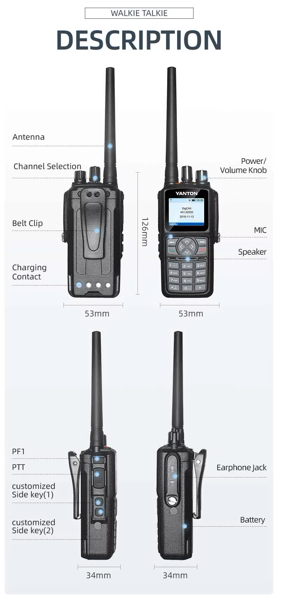 YANTON DM-980 DMR and Analog Handheld radio