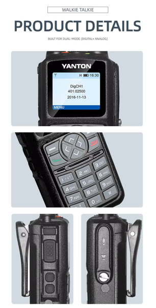 YANTON DM-980 DMR and Analog Handheld radio