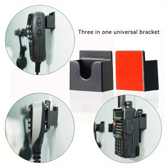 Walkie Talkie Holder Clip-Wall Mount