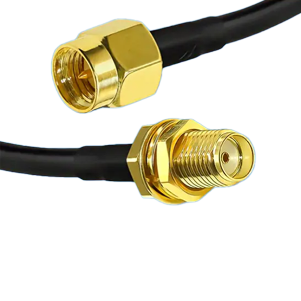 1 meter RG58 Coaxial extension cable (SMA-Male to SMA-Female)