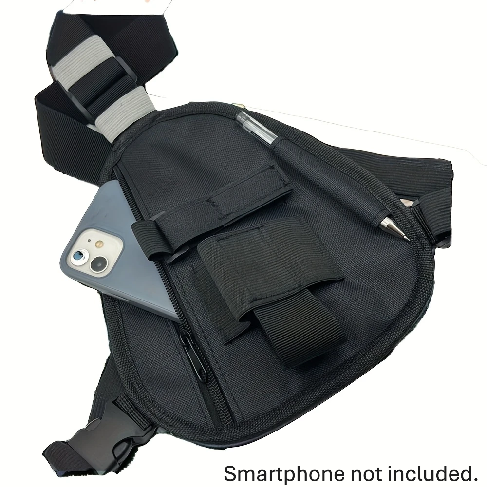 Multifunctional adjustable chest bag for smart phone and accessories