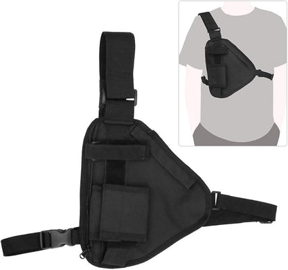Multifunctional adjustable chest bag for smart phone and accessories