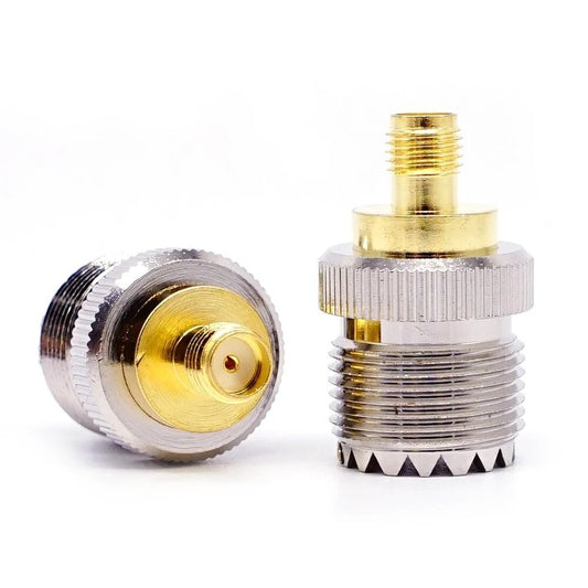 SO-239/UHF to SMA Female RF Barrel Adapter