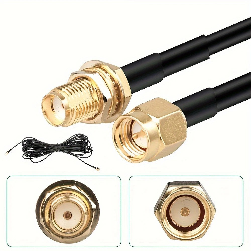 5 meter RG174 Coaxial extension cable (SMA-Male to SMA-Female)