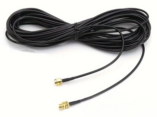 5 meter RG174 Coaxial extension cable (SMA-Male to SMA-Female)