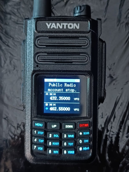 Yanton T-X7D(Dual sim and GPS) POC and Analog radio
