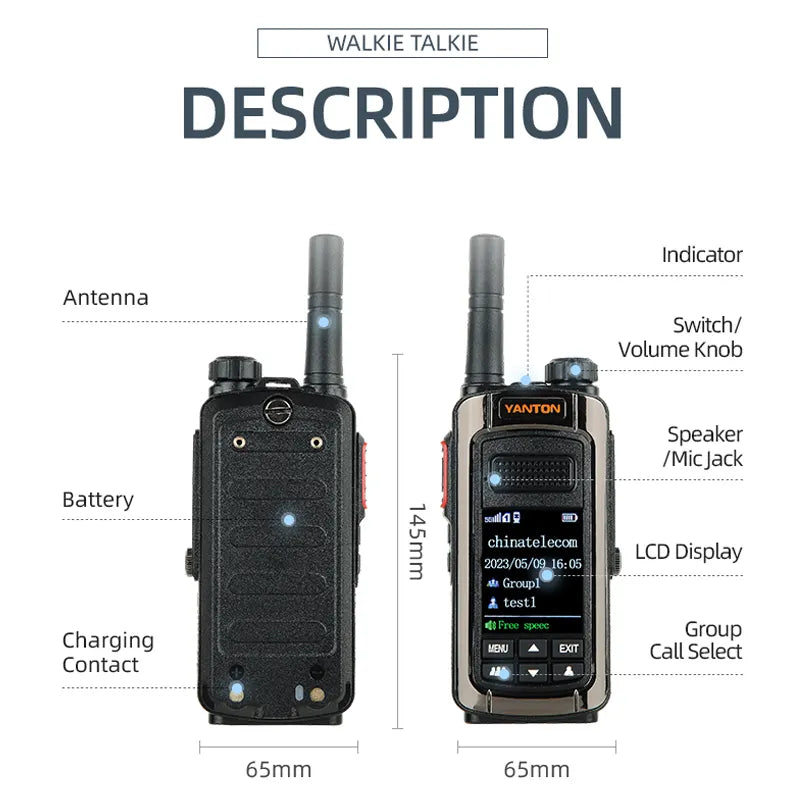 Yanton T-X9 POC(sim card) Radio.