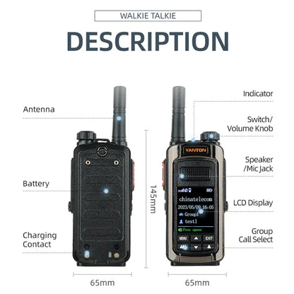 Yanton T-X9 POC(sim card) Radio.