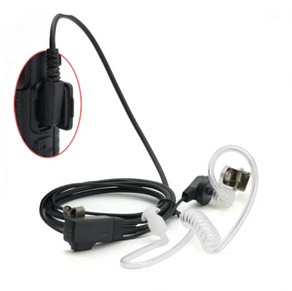 FBI Style  Rubber Earpiece Headset for Baofeng Radios, K PLUG