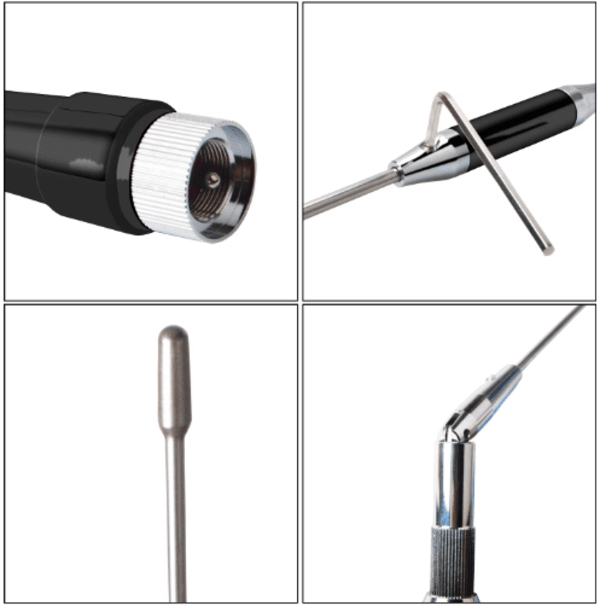 Mobile VHF/UHF antenna with stainless steel mounting bracket(set)