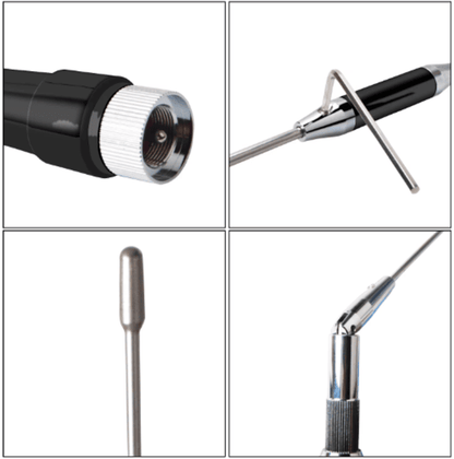 Mobile VHF/UHF antenna with stainless steel mounting bracket(set)