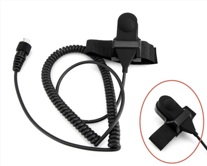 Helmet Kit Full Face Motorcycle Headset Earpiece Mic for 2 way radio/walkie talkie(2 Pin K-plug)
