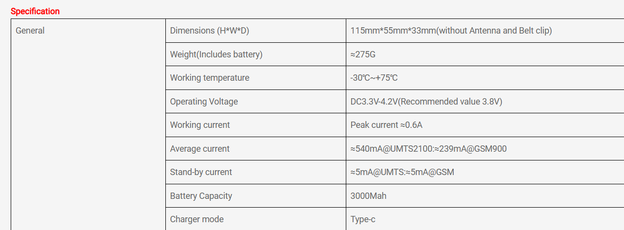 Yanton T-X9 POC(sim card) Radio.