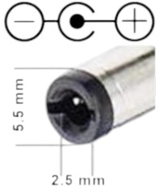 USB 5Volt to 12Volt Dc-connector(2.1mm) converter cable