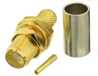 SMA-Female connector for RG58 Coaxial cable-Crimp type