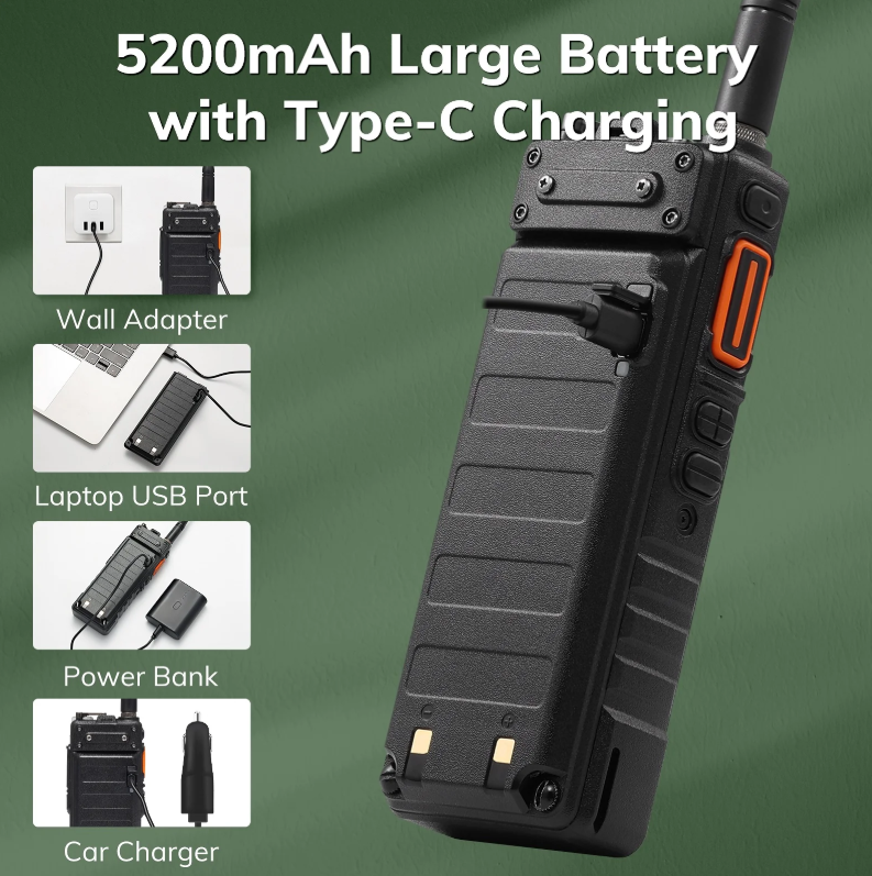 Baofeng UV25 10WATT radio-DARK BROWN ARMY Colour