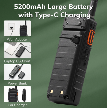 Baofeng UV25 10WATT radio-DARK BROWN ARMY Colour