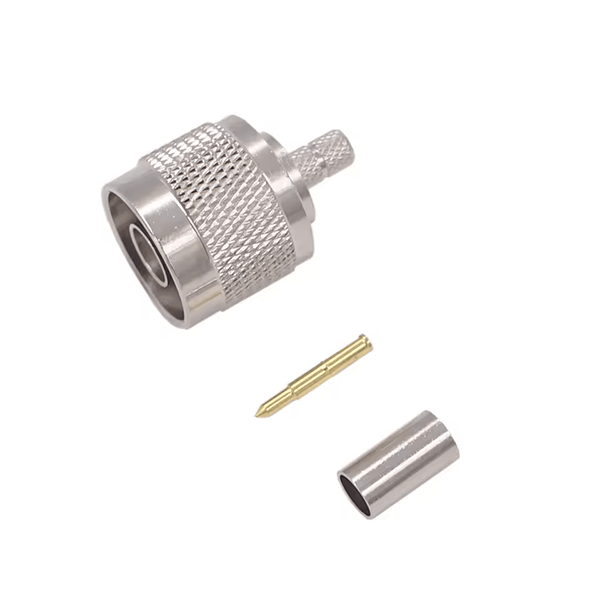 N-Type Male Connector for RG58 Cable (Crimp type)