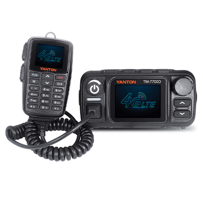 Yanton TM-7700D 4G LTE PoC + VHF/UHF Dual Mode Mobile Radio