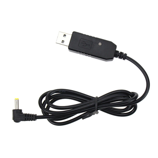 Charging cable for Baofeng UV5R(extended battery)