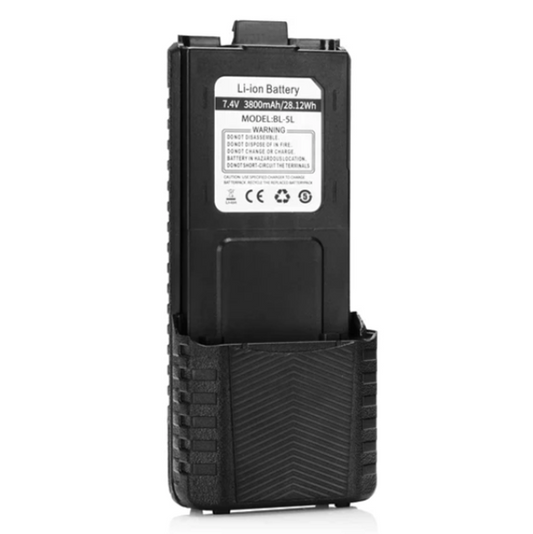 Extended 3800mAh battery(with type-C) for Baofeng UV5R radio