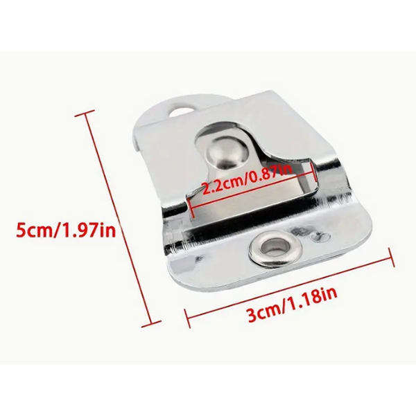 Stainless steel radio microphone holder clip