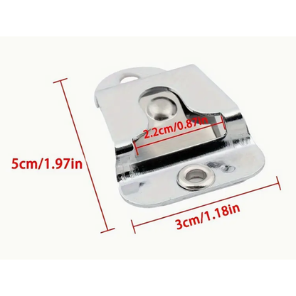Stainless steel radio microphone holder clip