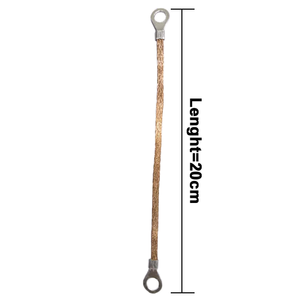 20cm Braided grounding cable