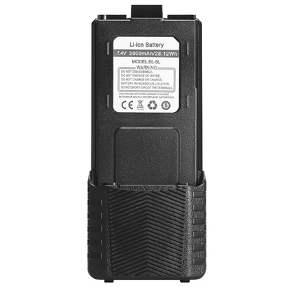 Extended 3800mAh battery(with type-C) for Baofeng UV5R radio