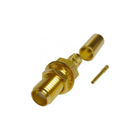 SMA-Female connector for RG58 Coaxial cable-Crimp type
