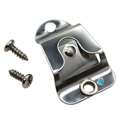 Stainless steel radio microphone holder clip