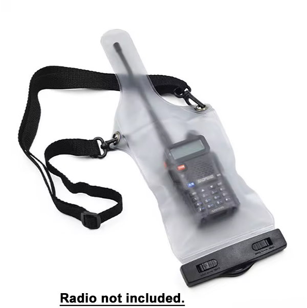 Universal Waterproof Radio Pouch with Lanyard