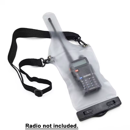 Universal Waterproof Radio Pouch with Lanyard