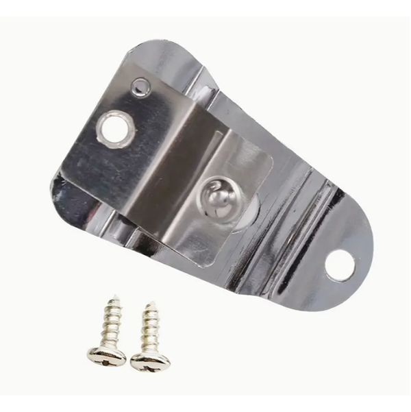 Stainless steel radio microphone holder clip