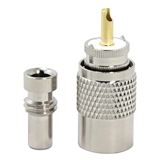 PL259/UHF Solder type connector for RG58 Coaxial cable