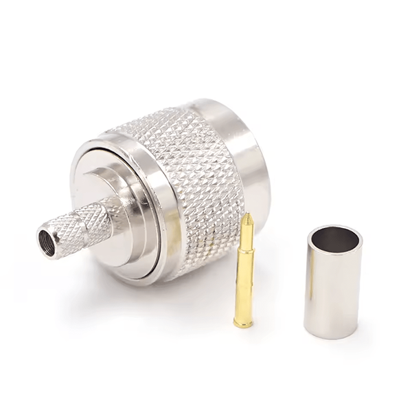 N-Type Male Connector for RG58 Cable (Crimp type)