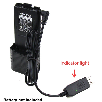 Charging cable for Baofeng UV5R(extended battery)