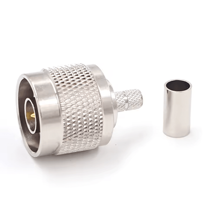 N-Type Male Connector for RG58 Cable (Crimp type)