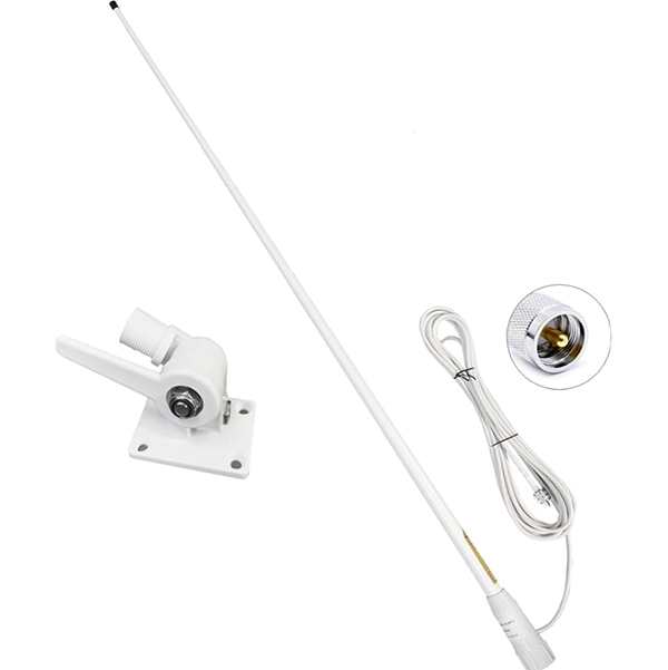 VHF Boat Antenna with mounting bracket