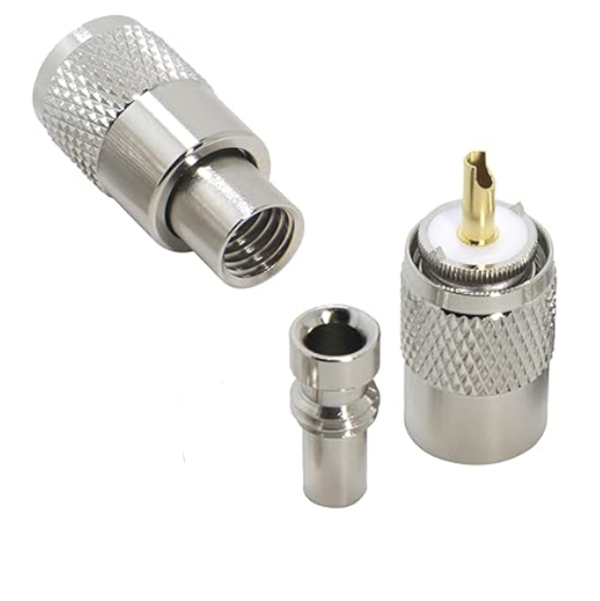 PL259/UHF Solder type connector for RG58 Coaxial cable