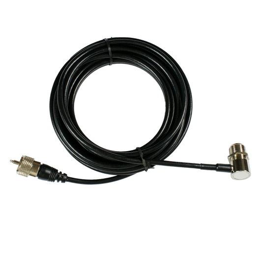 5 meter PL259 to SO239(90Deg) coaxial cable