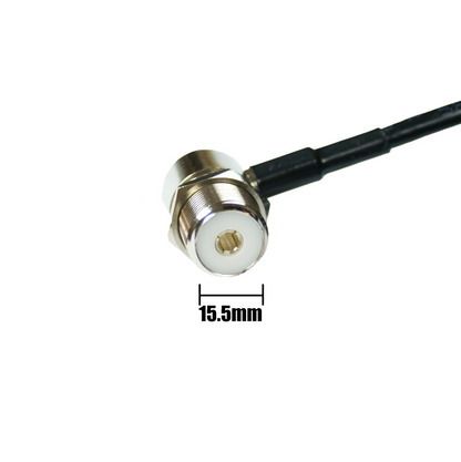 5 meter PL259 to SO239(90Deg) coaxial cable