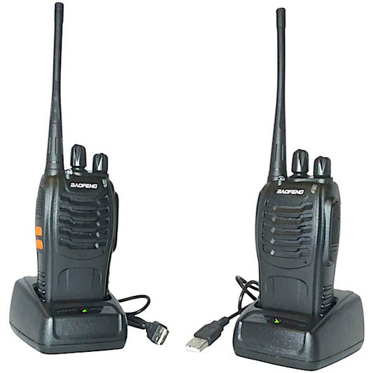 Baofeng BF888S radios(2 radios per set) with USB chargers