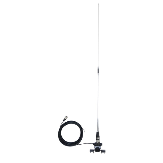Mobile VHF/UHF antenna with metal mounting bracket(set)