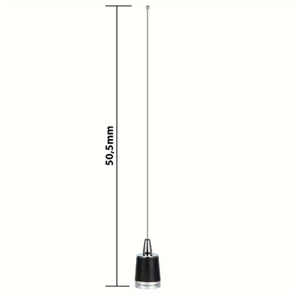 Mobile VHF/UHF NMO antenna with Stainless steel mounting bracket.