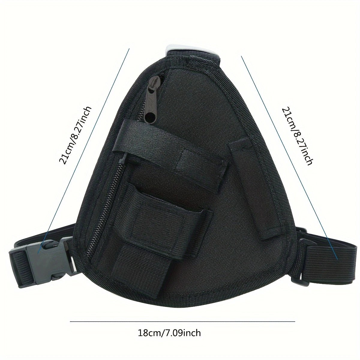 Multifunctional adjustable chest bag for smart phone and accessories
